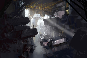 Portal 2 Steam Concept Art Wallpaper
