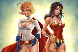 Power Girl And Wonder Woman