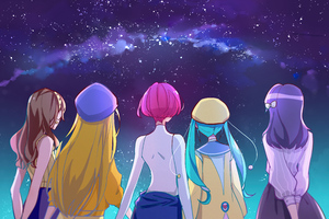 Precure Anime Girls 5k (320x240) Resolution Wallpaper