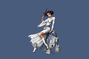 Princess Leia Star Wars 5k (1600x900) Resolution Wallpaper
