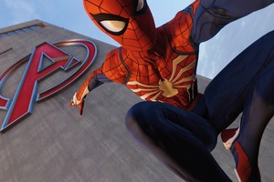 Ps4 Pro Spiderman Avengers Tower Wallpaper