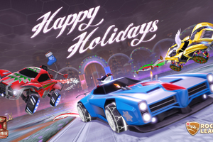 Psyonix Rocket League Happy Holidays (1280x1024) Resolution Wallpaper