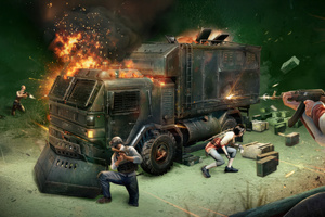 Pubg Mobile Loot Truck (1280x800) Resolution Wallpaper