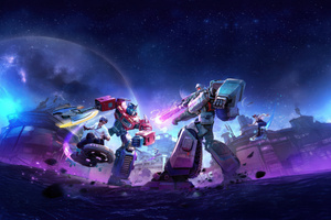 Pubg Mobile X Transformers 2025 Game (2048x2048) Resolution Wallpaper