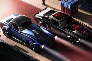 Pubg Shelby Gt500 And 427 Cobra (2048x1152) Resolution Wallpaper