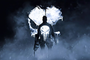 Punisher Shadow Of The Assassin (2932x2932) Resolution Wallpaper
