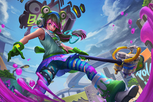 Punk Polly In Heroes Of Newerth (1336x768) Resolution Wallpaper