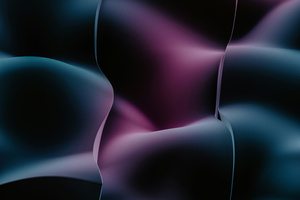 Purple And Black Wave Abstract (1360x768) Resolution Wallpaper