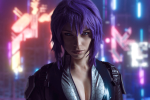 Purple Hair Cyberpunk 4k 2020