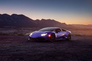 Purple Lamborghini 4k (2560x1080) Resolution Wallpaper