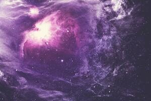 Purple Nebula 4k