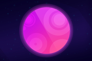 Purple Planet Art (2560x1700) Resolution Wallpaper