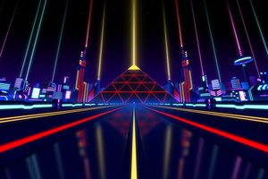 Pyramid Project Skyline (3440x1440) Resolution Wallpaper