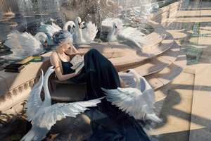 Queen And Swans