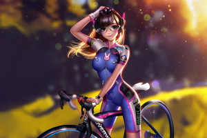 Racing Dva (1400x900) Resolution Wallpaper