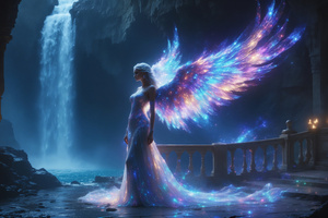 Radiance Of The Dawn Angel (1152x864) Resolution Wallpaper