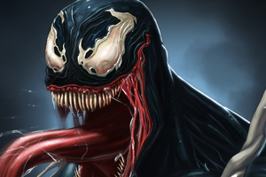 Raging Venom (2048x2048) Resolution Wallpaper