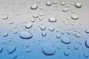 Rain Drops Surface 4k (1400x900) Resolution Wallpaper
