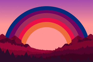 Rainbow Island (1280x720) Resolution Wallpaper