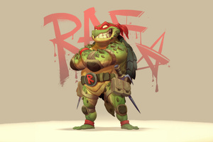 Raphael In Teenage Mutant Ninja Turtles 4k Wallpaper