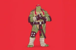 Raphael Teenage Mutant Ninja Turtles 5k Artwork Wallpaper