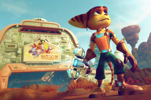 Ratchet And Clank (2560x1024) Resolution Wallpaper