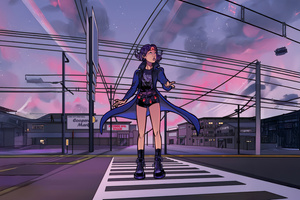 Raven In An Urban World (5120x2880) Resolution Wallpaper