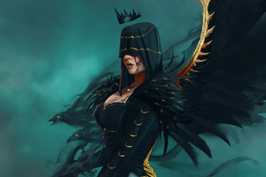 Raven Witch 4k Wallpaper