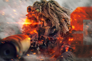 Recon Battlefield 6 (1336x768) Resolution Wallpaper