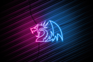 Red Dragon Logo 4k Wallpaper