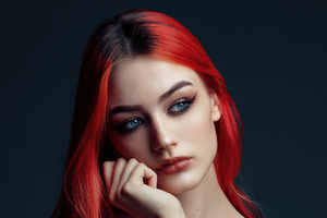 Red Head Girl Beauty 5k Wallpaper