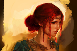 Red Head Princess (2560x1440) Resolution Wallpaper