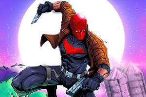 Red Hood And The Outlaws (1360x768) Resolution Wallpaper