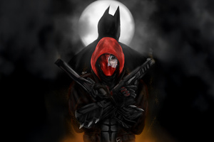 Red Hood Rising (2560x1440) Resolution Wallpaper