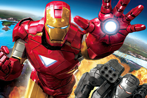 Red Iron Man 4k Wallpaper
