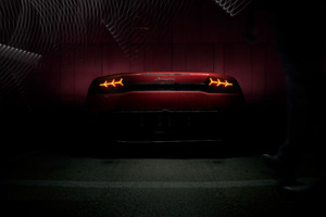 Red Lamborghini Huracan Rear Lights
