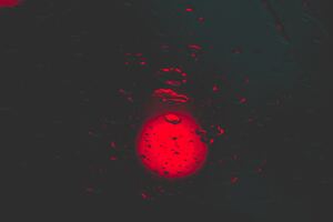 Red Lights Bokeh Circle Reflection Dark Background 5k Wallpaper