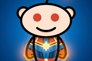 Reddit Captain Marvel Artwork (1280x720) Resolution Wallpaper