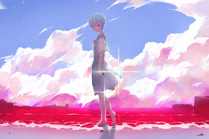 Rei Ayanami Neon Genesis Evangelion 5k Wallpaper