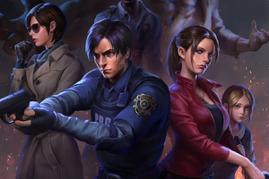 Resident Evil 2 Art (1336x768) Resolution Wallpaper