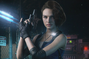 Resident Evil Jill 4k (1336x768) Resolution Wallpaper