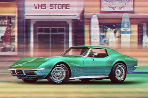 Retro Car In Retro Day (2048x1152) Resolution Wallpaper