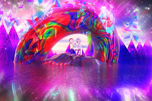 Rick And Morty Interdimensional (1366x768) Resolution Wallpaper