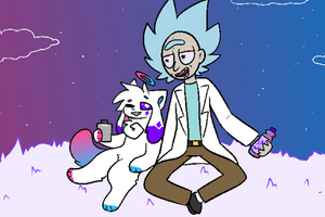 Rick Bit Life 4k (1440x900) Resolution Wallpaper