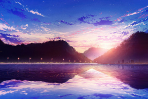 Ripples Of Power Enchanting Anime Water Barriers (3840x2400) Resolution Wallpaper