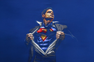 Rising Hero David Corenswet Superman (1280x1024) Resolution Wallpaper