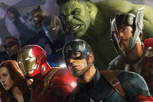 Road To Avengers Infinity War Artwork