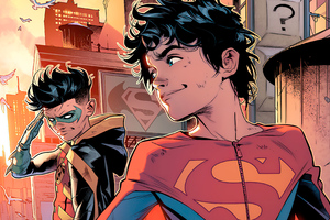 Robin And Superboy 4k (1024x768) Resolution Wallpaper