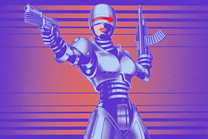 Robocop Rising (2560x1024) Resolution Wallpaper