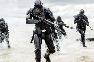 Rogue One A Star Wars Story Death Troopers 5k (1360x768) Resolution Wallpaper